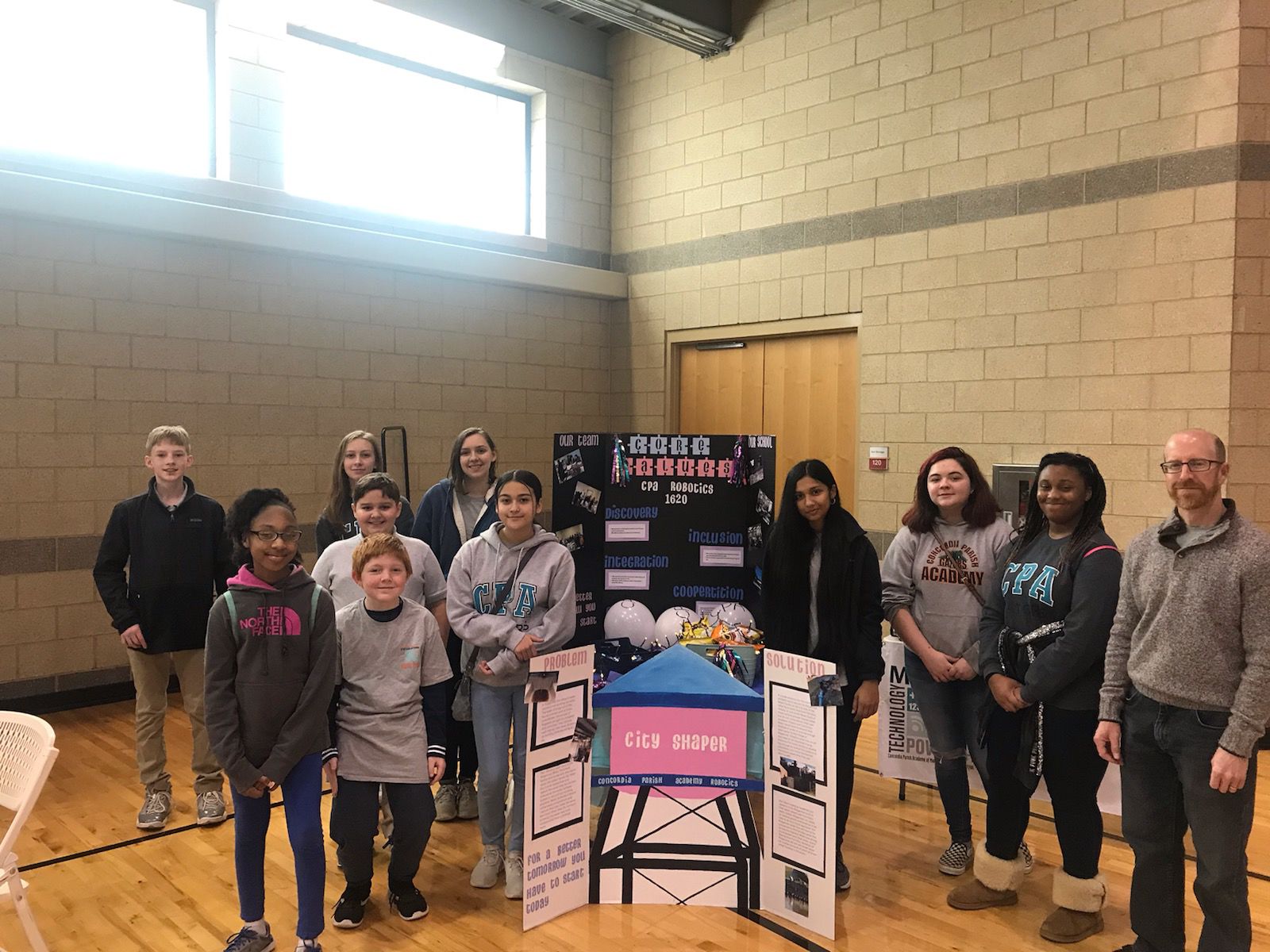 Concordia Parish Academy robotics team